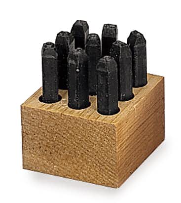 0–9 Steel Stamping Set