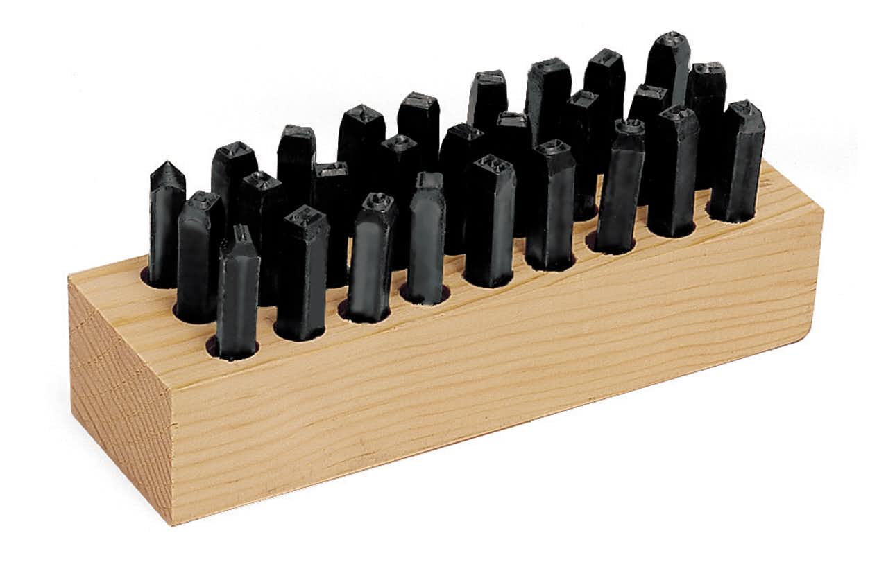 A–Z Steel Stamping Set
