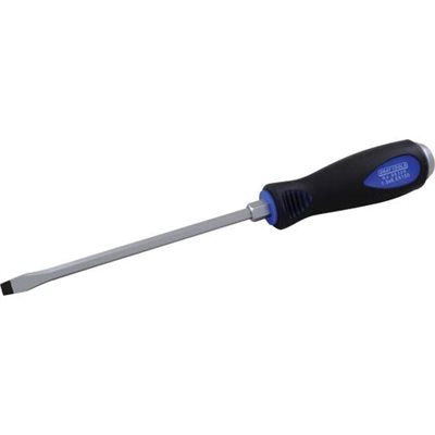 Heavy-Duty Comfort Grip Slotted Screwdriver, Various Sizes