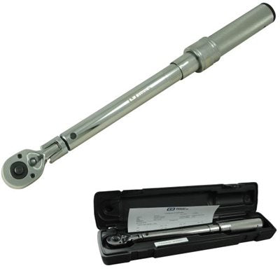 3/8" Drive Heavy-Duty Micro Adjustable Torque Wrench - Flex-Head
