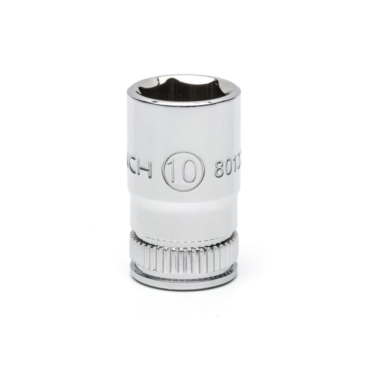 Gearwrench, 1/4" Drive 6 Point Standard Metric Socket 10mm