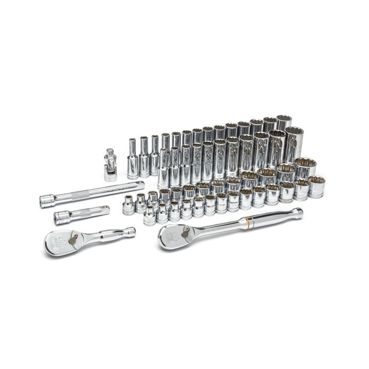 Gearwrench, 57 Pc. 3/8" Drive 12 Point Socket Set