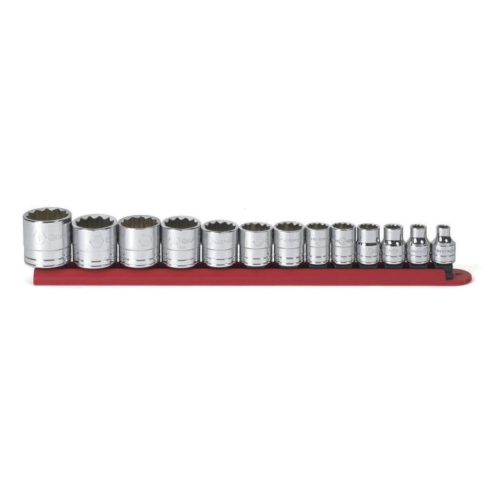 Gearwrench, 13 Pc. 3/8" Drive 12 Point SAE Standard Socket Set