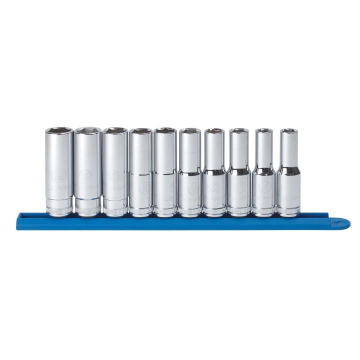 Gearwrench, 10 Pc. 1/2" Drive 6 Point Deep Metric Socket Set
