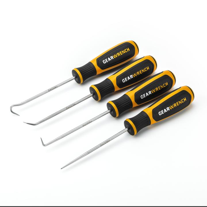 Gearwrench, 4 Pc. Mini Hook & Pick Set
