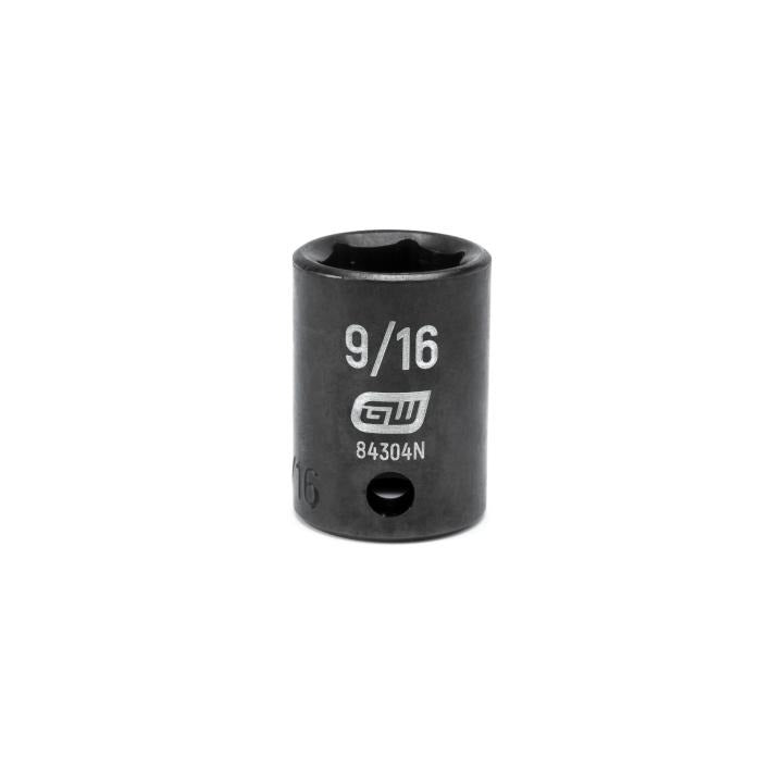 Gearwrench, 3/8" Drive 6 Point Standard Impact SAE Socket 9/16"