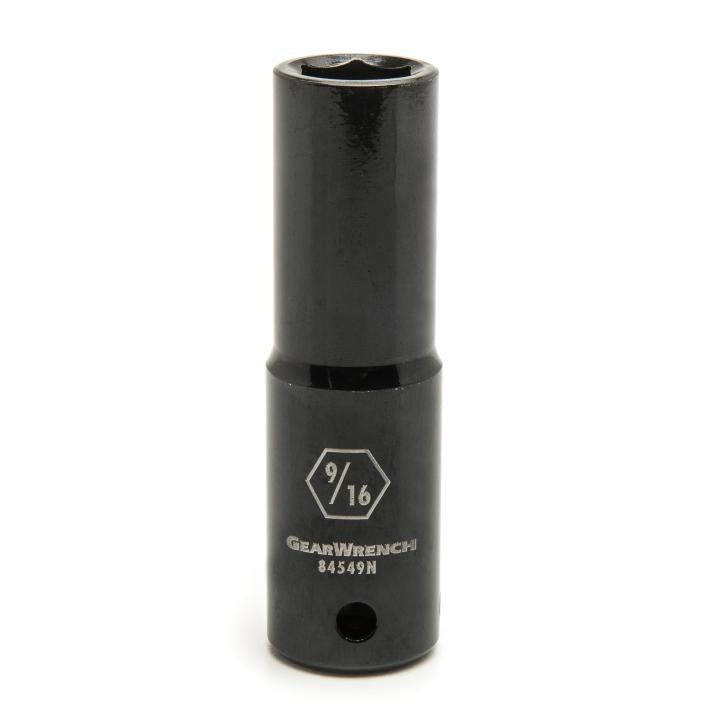 Gearwrench, 1/2" Drive 6 Point Deep Impact SAE Socket 9/16"