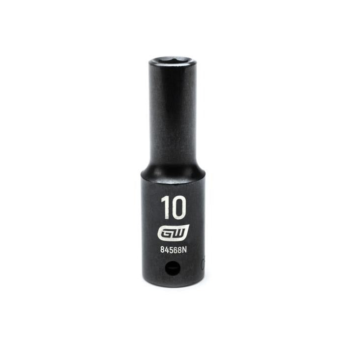 Gearwrench, 1/2" Drive 6 Point Deep Impact Metric Socket 10mm