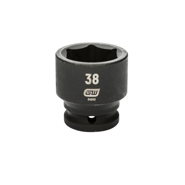 Gearwrench, 3/4" Drive 6 Point Standard Impact Metric Socket 38mm