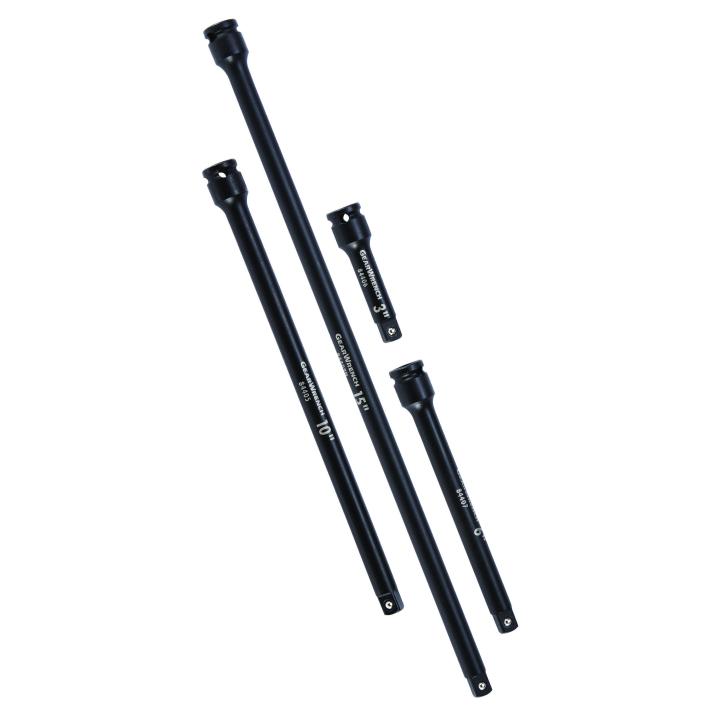 Gearwrench, 4 Pc. 3/8" Drive Impact Extension Set 3", 6", 10" & 15"