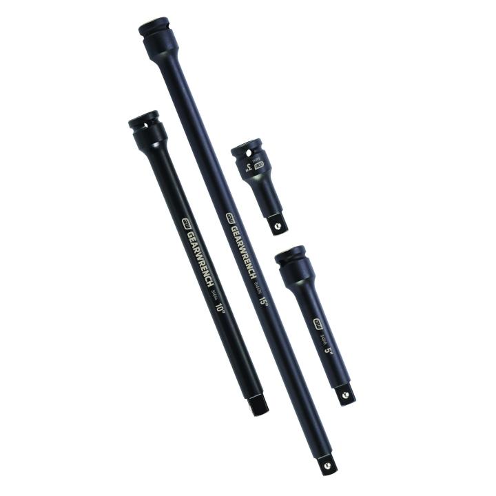 Gearwrench, 4 Pc. 1/2" Drive Impact Extension Set 3", 5", 10" & 15"