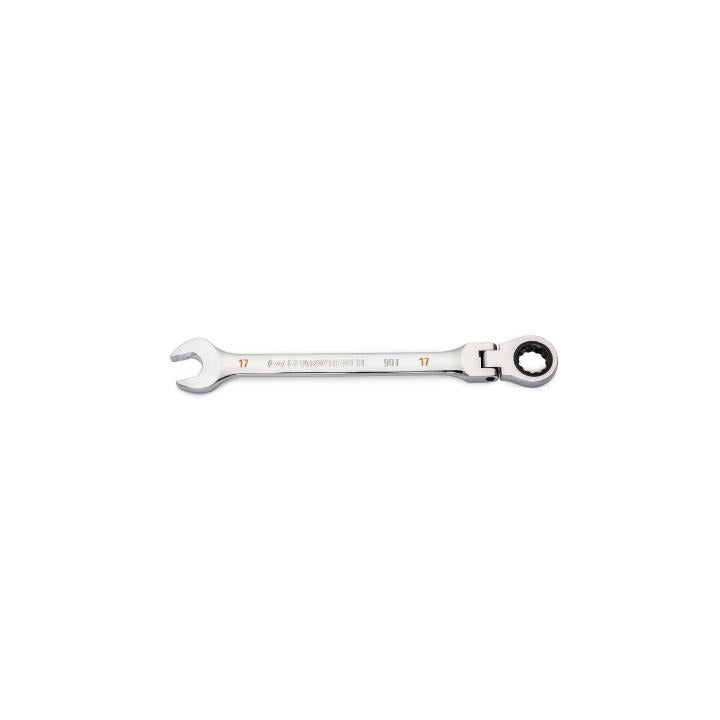 Clé mixte à cliquet flexible Gearwrench, 17 mm, 90 dents, 12 pans
