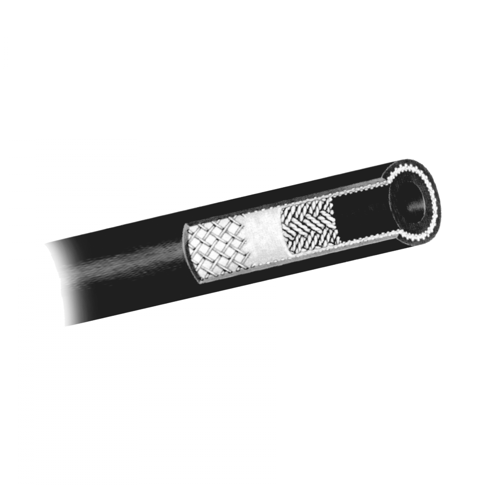 Air Brake Hose Sae J1402, Rubber, 3/8 Id, 250 Ft, Reel