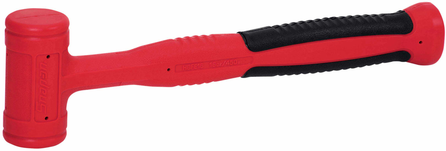 16 oz Soft Grip Dead Blow Hammer (Red)