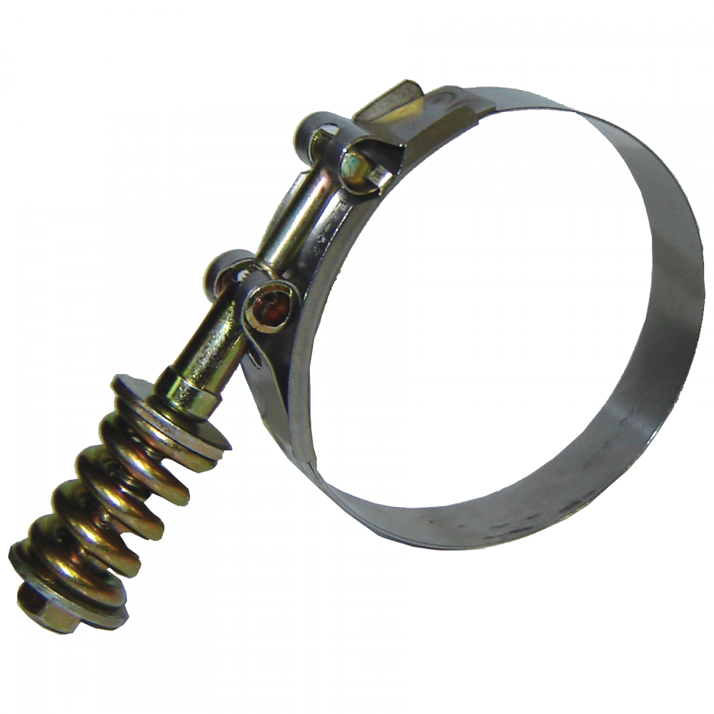 Collier de serrage flexible robuste, acier, 2,56 po à 2,87 po