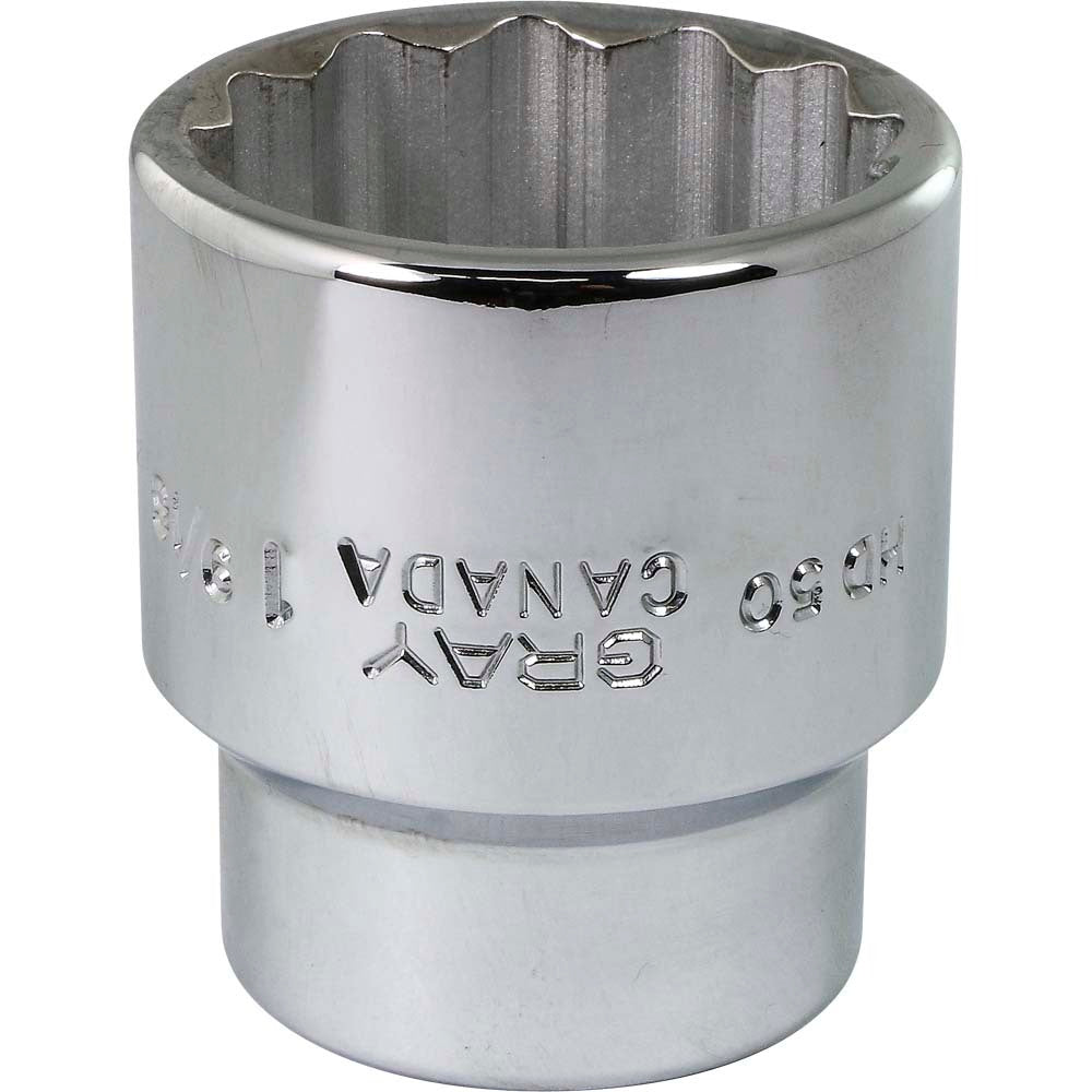 Socket - 3/4" Drive, 1-9/16" Hex, 12-Point