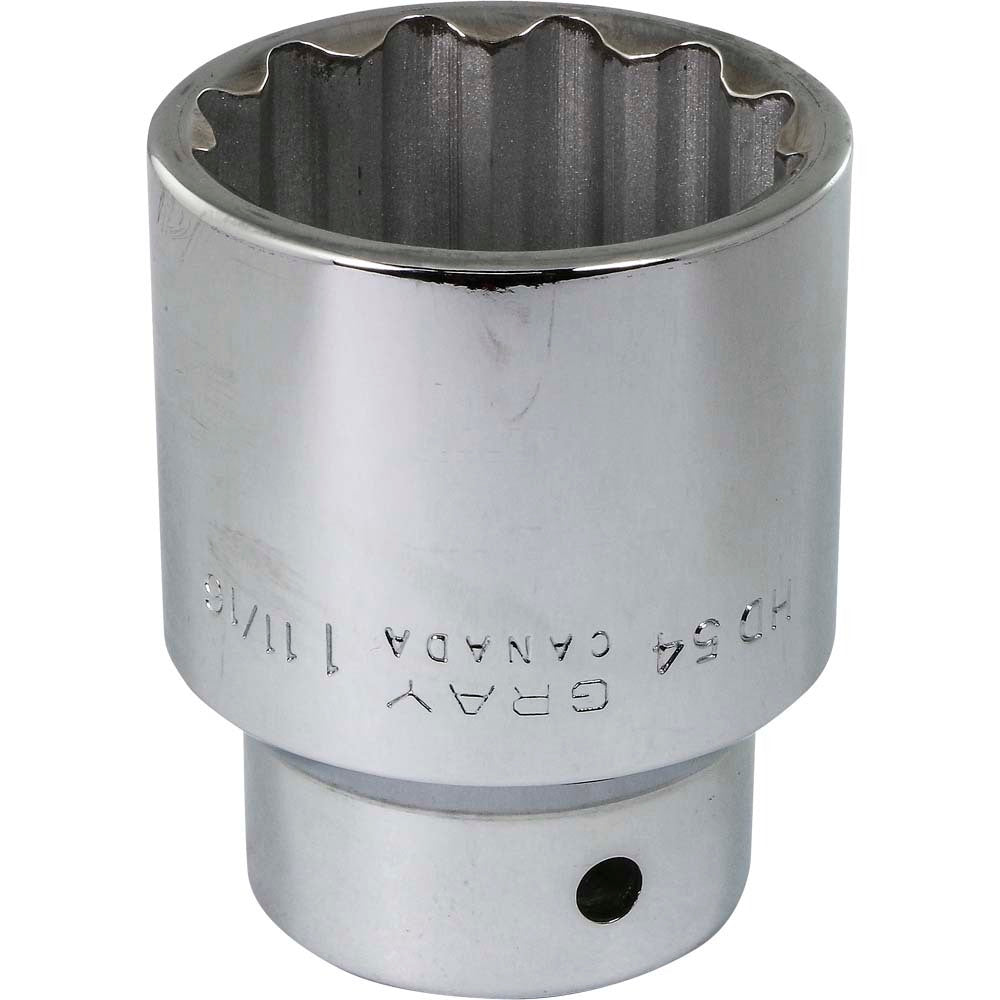 Socket - 3/4" Drive, 1-11/16" Hex, 12-Point
