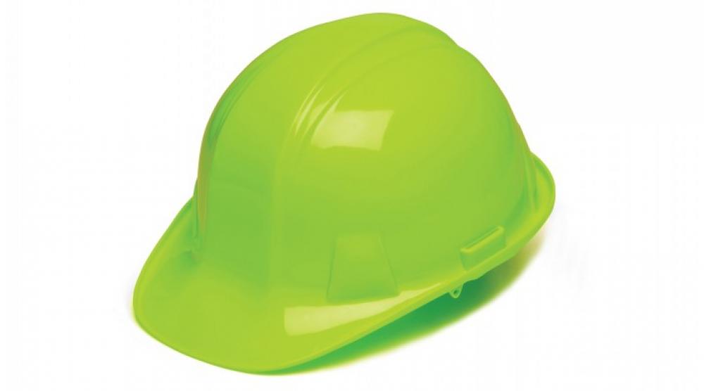 Casque de sécurité série SL - Coque standard verte haute visibilité, suspension à cliquet 4 points