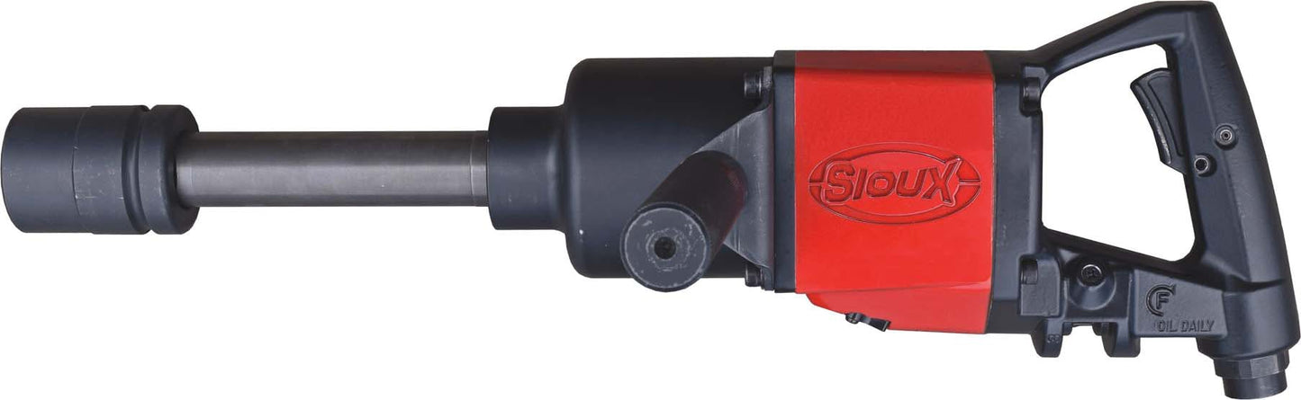 Clé à chocs à gâchette intérieure et poignée en D pour usage industriel, entraînement de 1 po, 6 500 tr/min