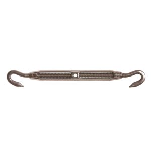 Turnbuckle Hook-Hook Galvanized 5/8 x 6" Jam Nut
