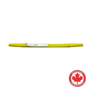 Yellow Polyester Sling Type 3 1 Ply 1" x 4'