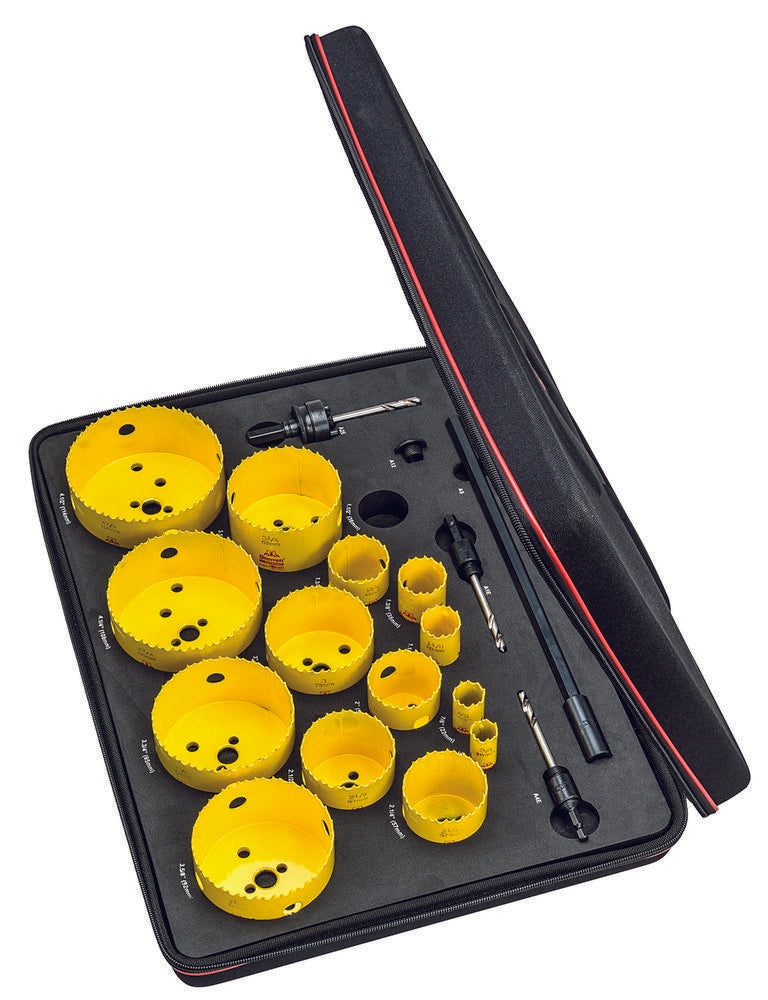 DCH Industrial Kit w/ 15 Hole Saws and 5 Accessories