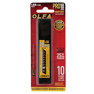Olfa ultramax lames robustes -lbb-10b, 10 lames/paquet