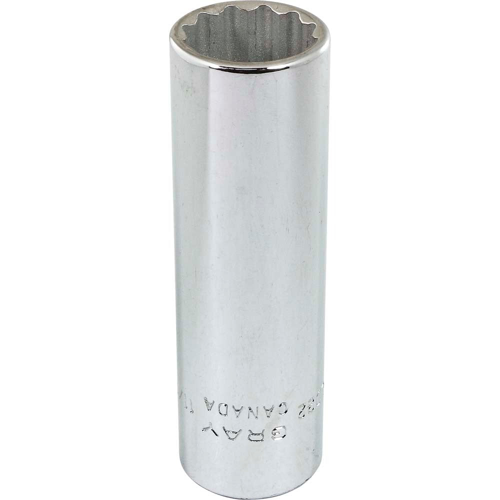 Socket - Deep, 1/2" Drive, 11/16" Hex, 12-Point
