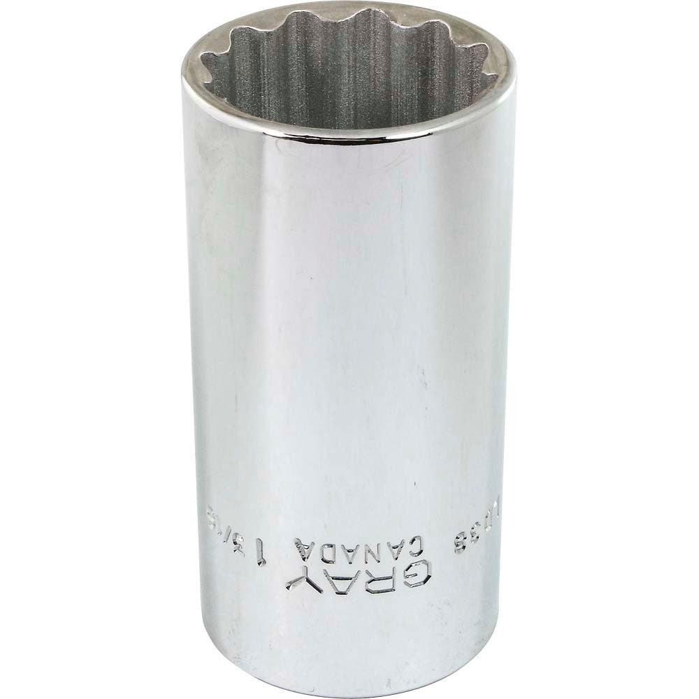 Douille profonde 1/2" - 1-3/16" Hex, 12 pans