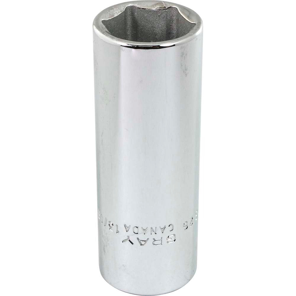 Socket - Deep, 1/2" Drive, 13/16" Hex, 6-Point
