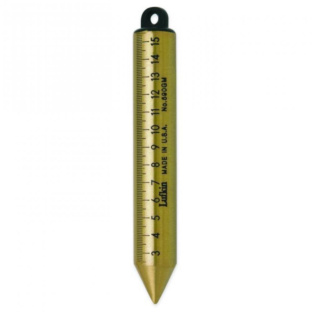 20 Oz. Inage Solid Brass Cylindrical Metric Plumb Bob