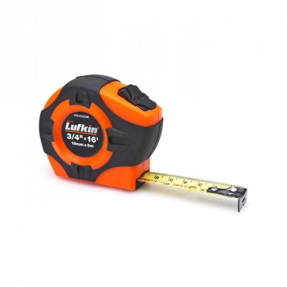 Tape Measure, P1000 Series Sae/Metric, Orange, 3/4" X 5M/16'