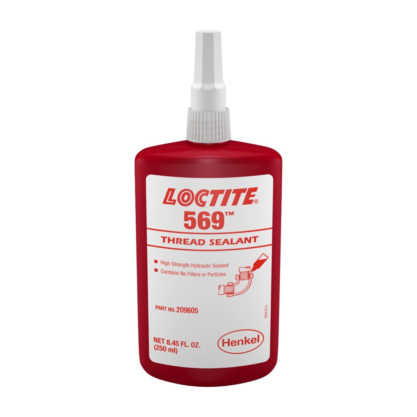 LOCTITE® 569, Methacrylate Ester Acrylic Liquid Thread Sealant, 250 ml