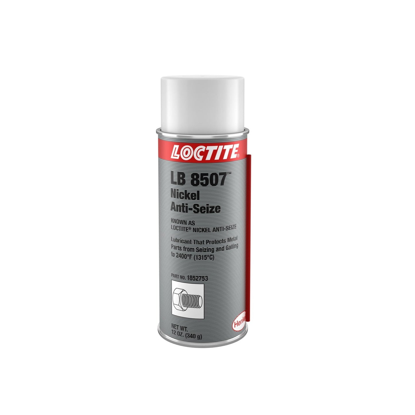 LOCTITE LB 771, pâte lubrifiante antigrippante épaisse, argentée, métallique, robuste, haute température, à base de nickel, 12 oz