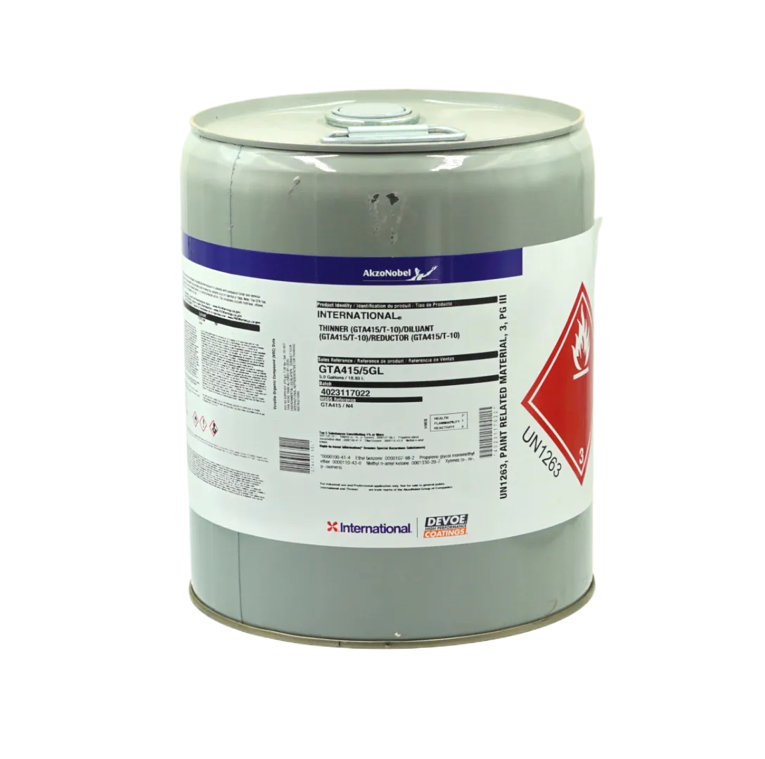 Diluant international (GTA415/T-10) Diluant époxy GTA415/5GL/UH