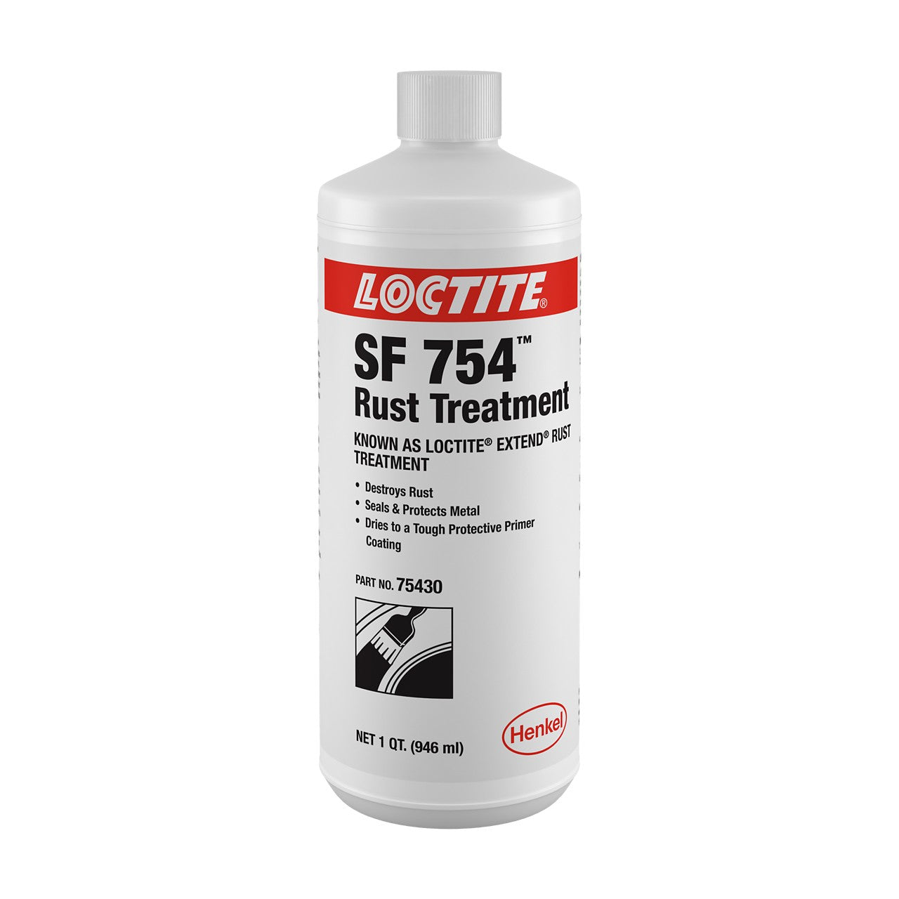 LOCTITE® SF 754, Latex Rust Treatment, 1 qt Bottle