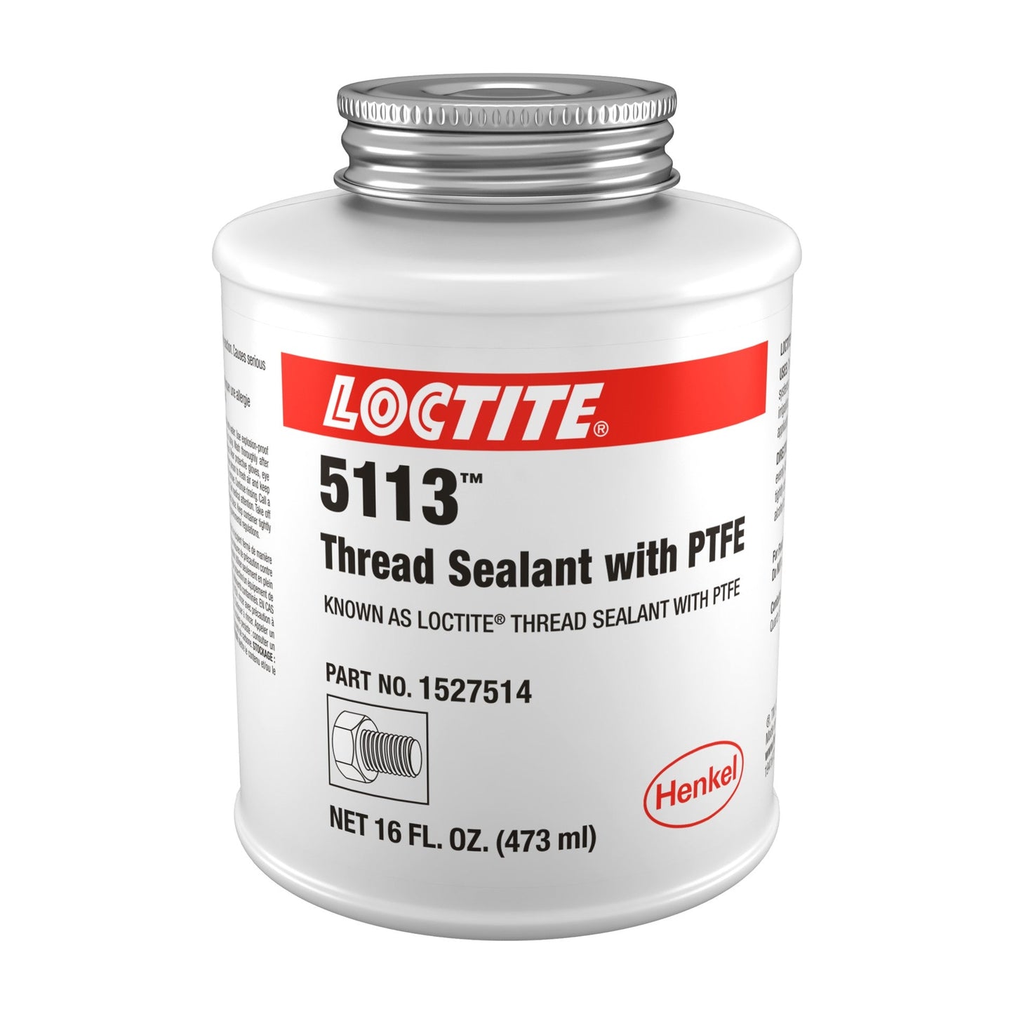 LOCTITE® 5113, Solvent-Based Paste For General Purpose Metal Pipe Sealing, 473 ml Bottle