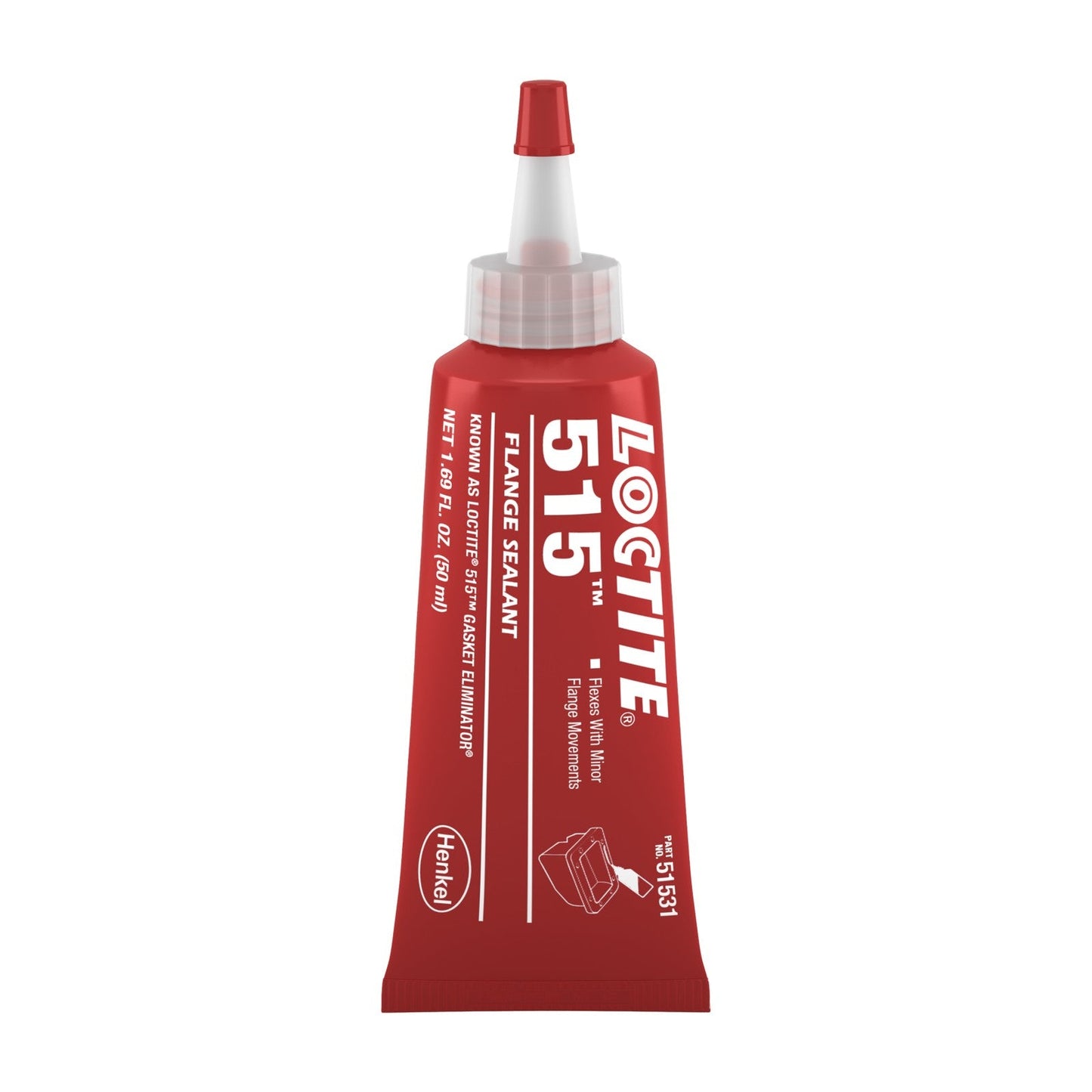 LOCTITE® 515, produit d'étanchéité de résistance moyenne pour brides métalliques usinées, tube de 50 ml