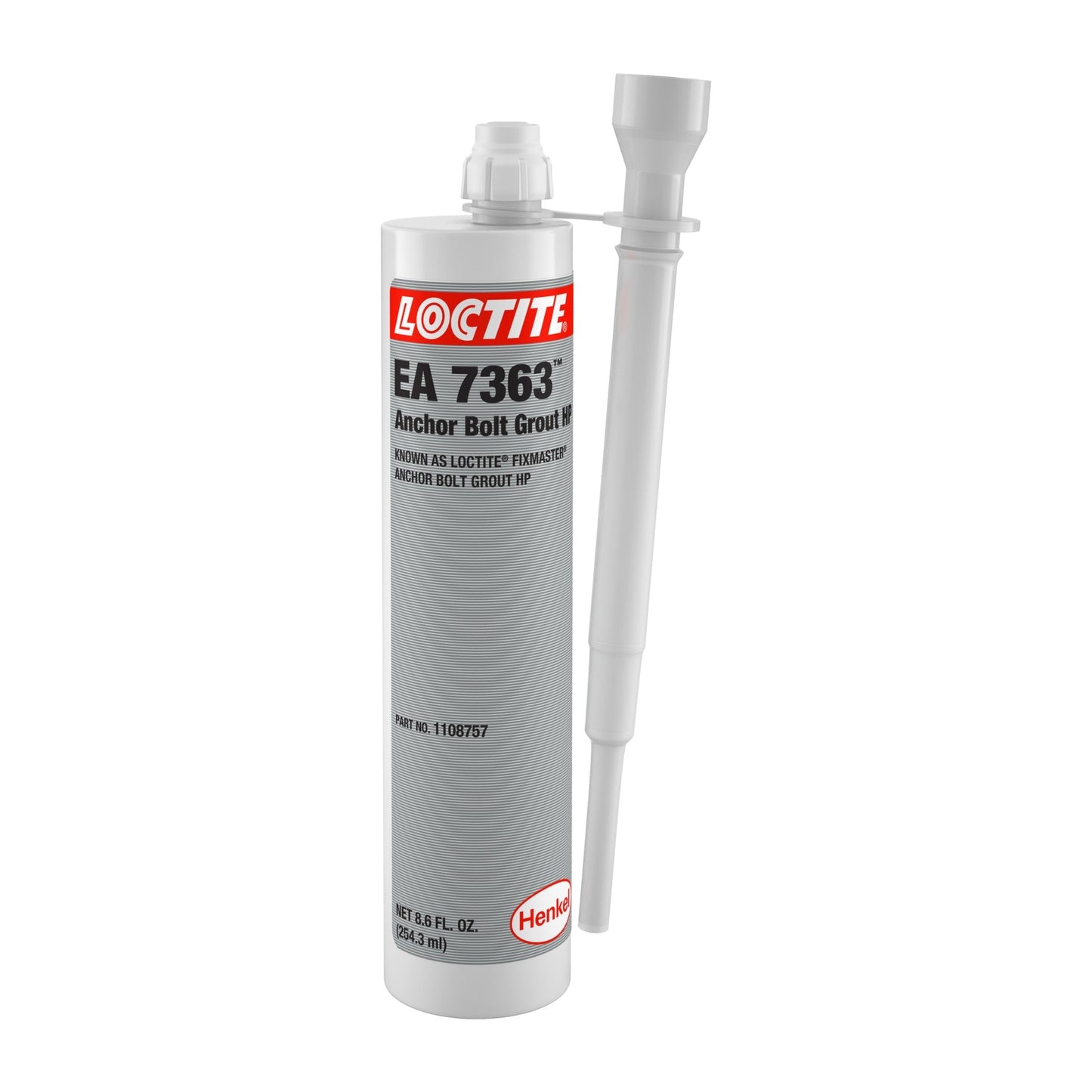 LOCTITE® EA 7363, Gray, 2-Part, Epoxy Adhesive Paste, 8.6 oz Standard Cartridge