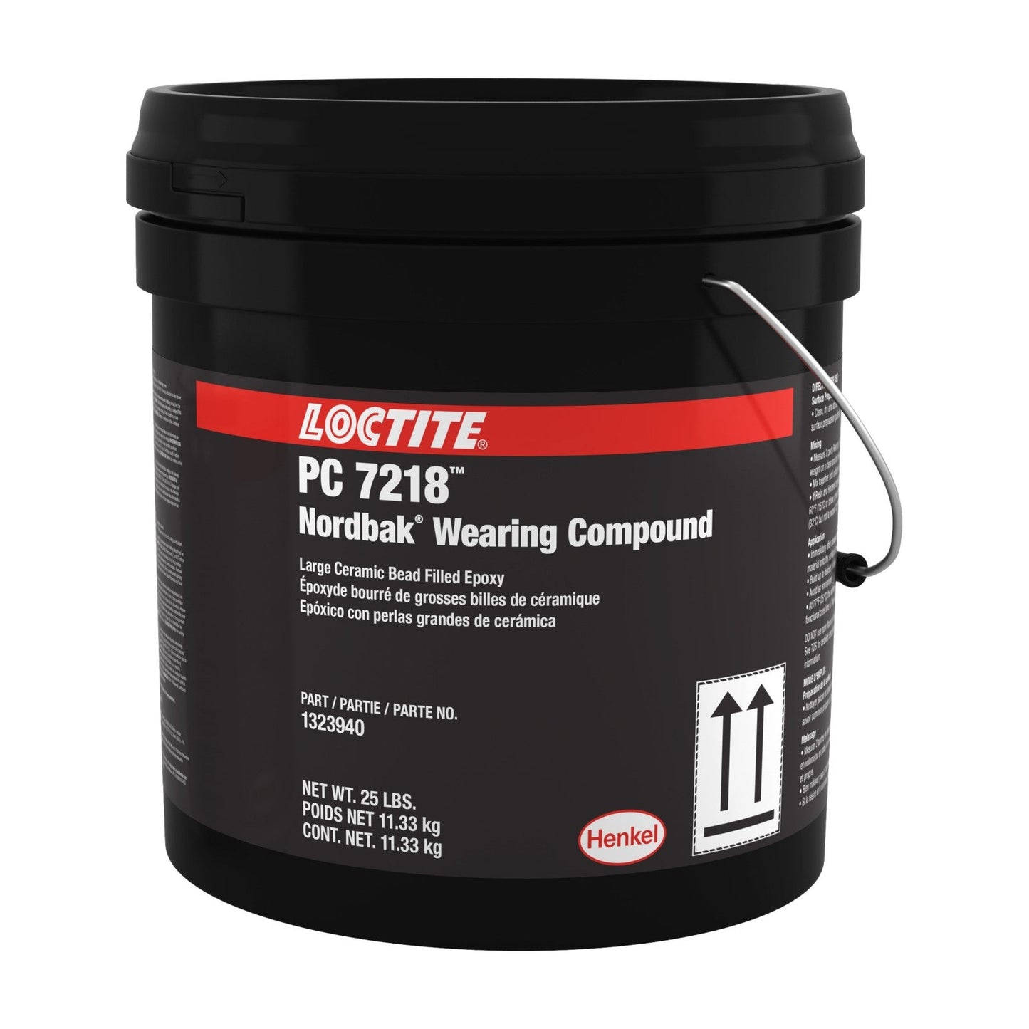 LOCTITE® PC 7218, revêtement de surface à base d'époxy en 2 parties, gris, pour métaux, boîte de 25 lb/seau