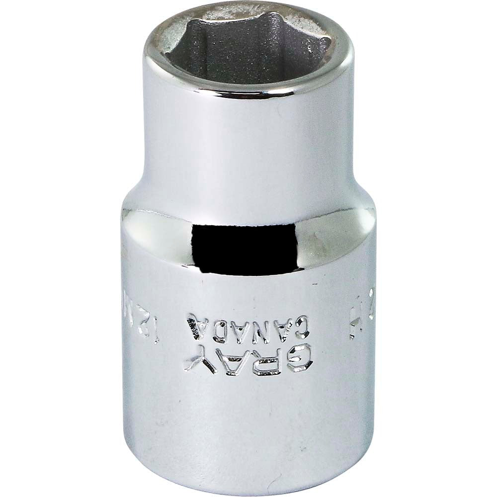 Socket - 1/2" Drive, 12mm Hex, 6-Point
