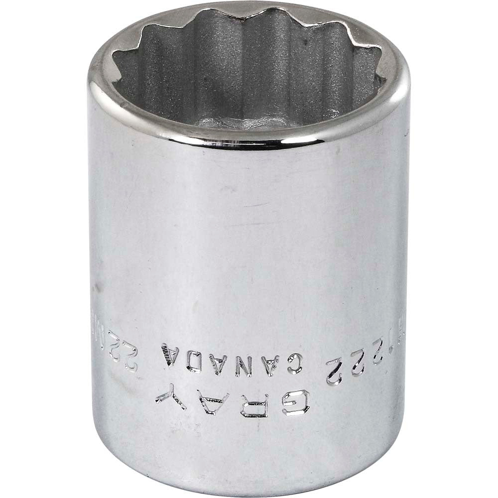 Socket - 1/2" Drive, 22mm Hex, 12-Point