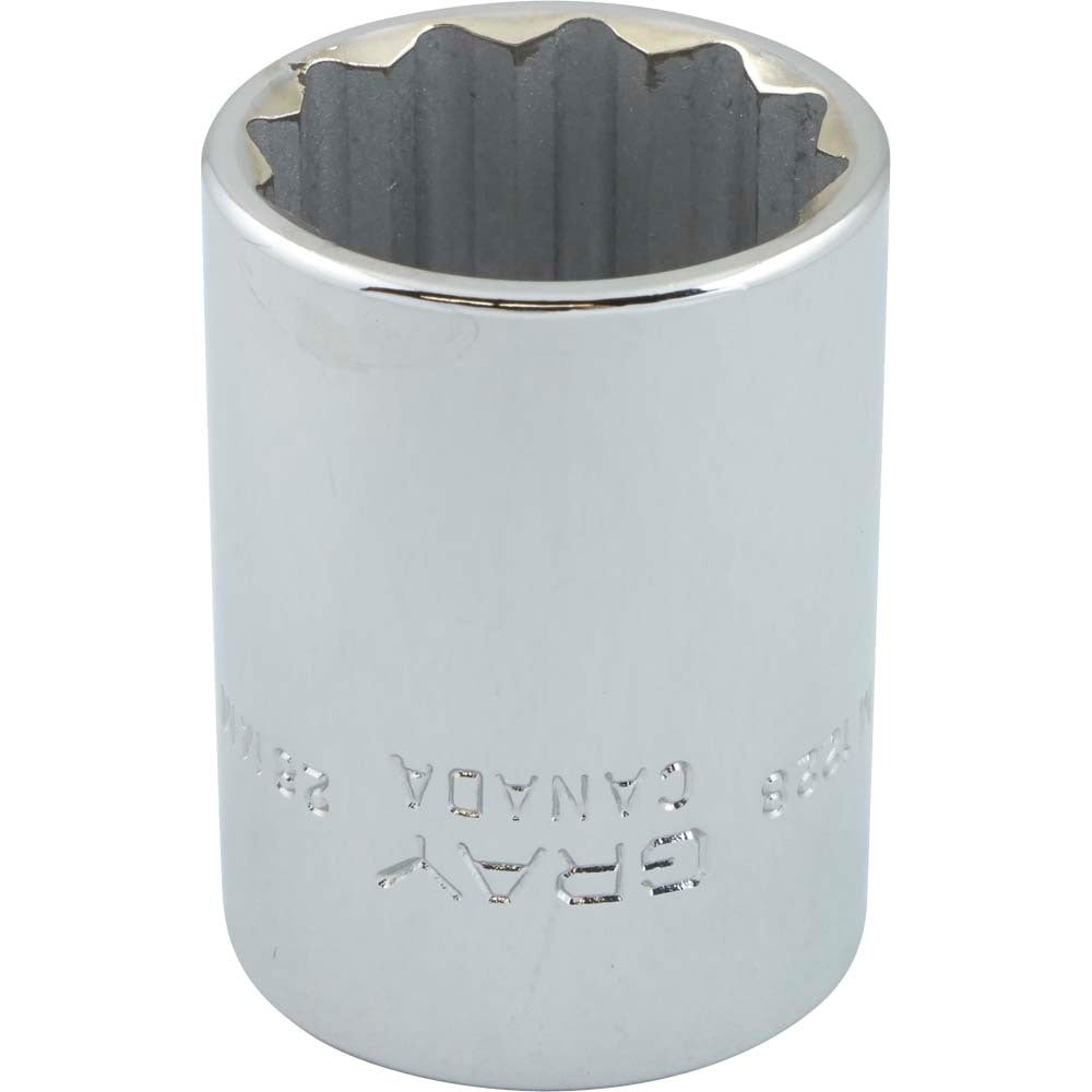 Douille - entraînement 1/2", 28 mm, 6 pans, 12 pans