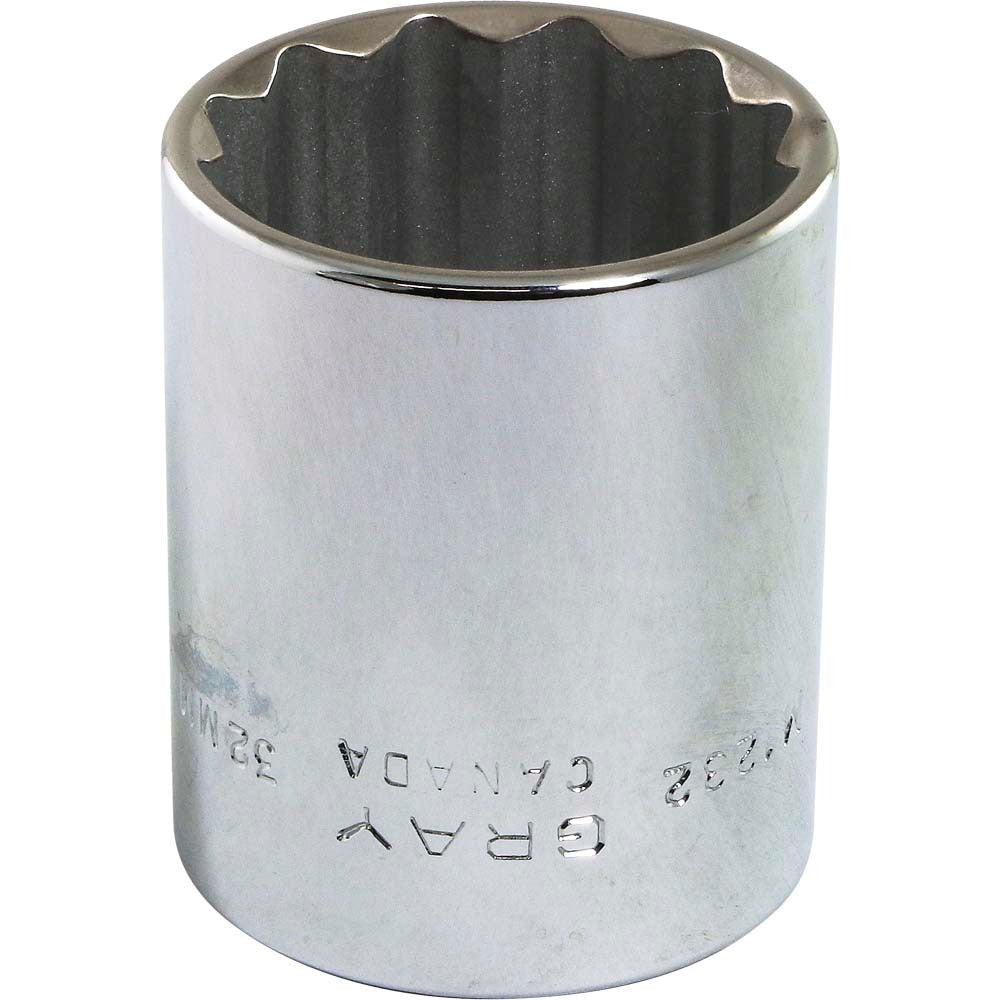 Douille 32 mm x 1/2" 12 pans