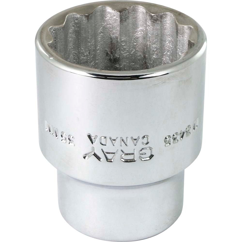 Socket 3/4" Drive - 35mm Hex, 12-Point
