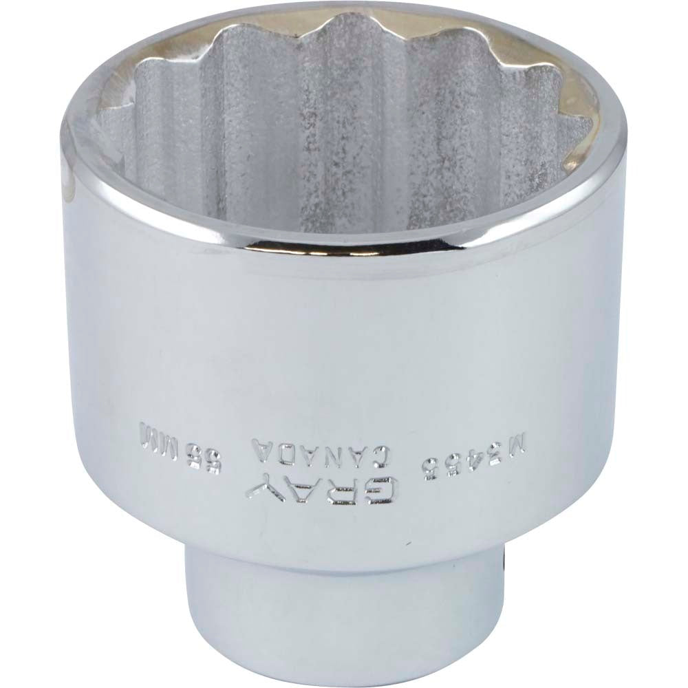 Socket 55mm x 3/4" Drive 12-Point
