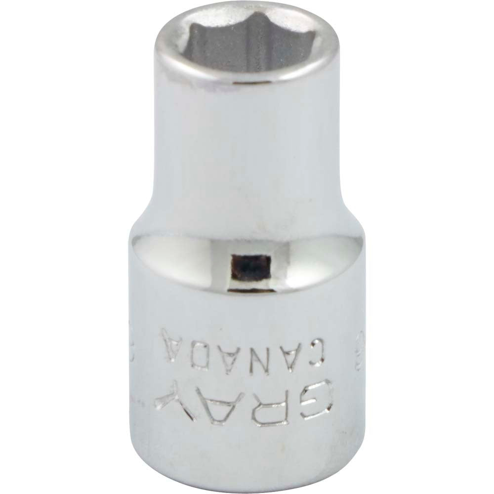 Socket - 1/4" Drive, 6mm Hex, 6-Point