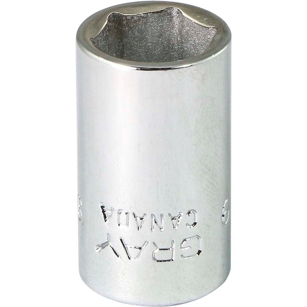 Socket - 1/4" Drive, 9mm Hex, 6-Point