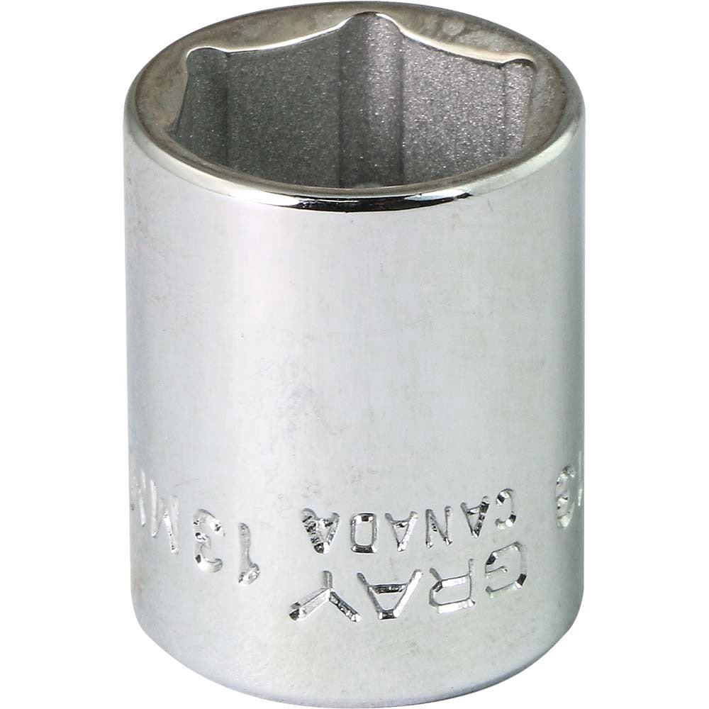 Socket - 1/4" Drive, 13mm Hex, 6-Point