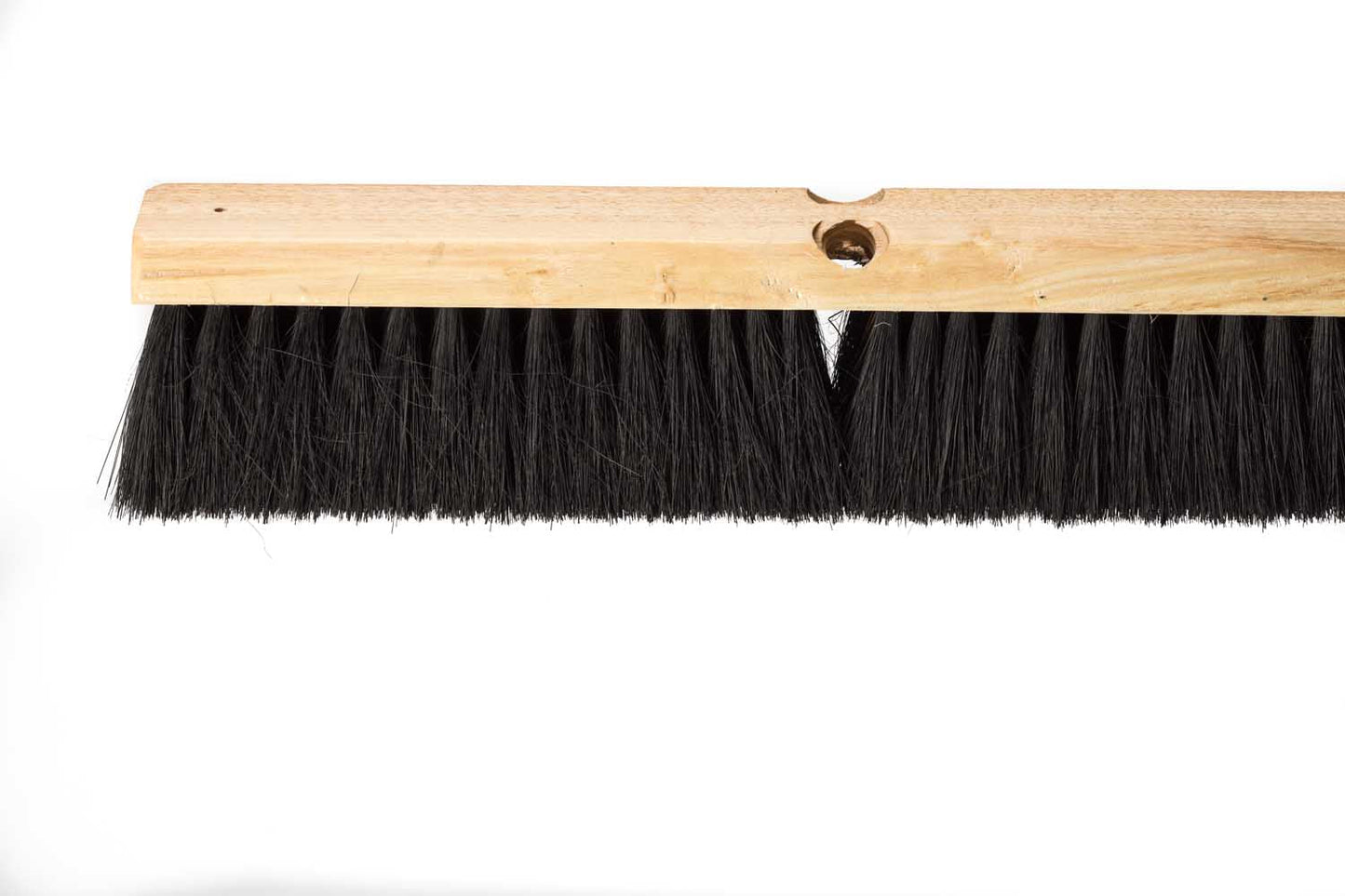 Wood broom head, tampico fiber, 14''